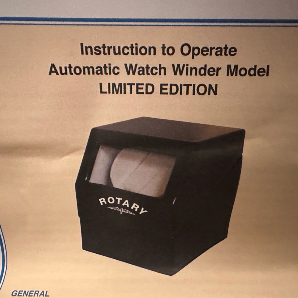 Automatic watch winder (limited edition)